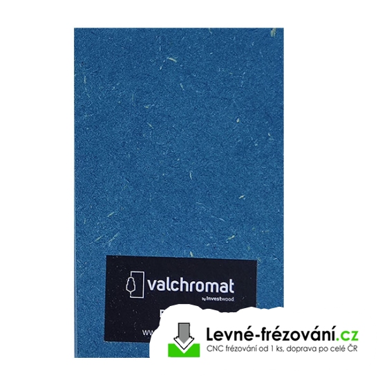 MDF modrá 19 mm probarvená Valchromat Blue 3660 x 1220 mm-d