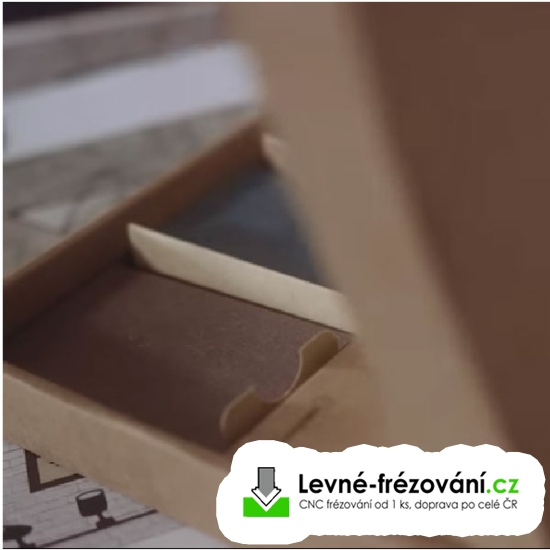 MDF hnědá 19 mm probarvená Valchromat Chocholate 3660 x 1220 mm