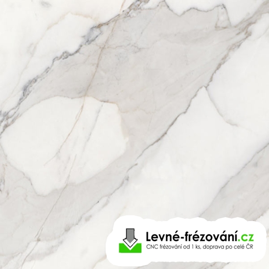 Kompaktní deska Slim Line Interior, K551 SU Calacatta Olympus, bílé jádro