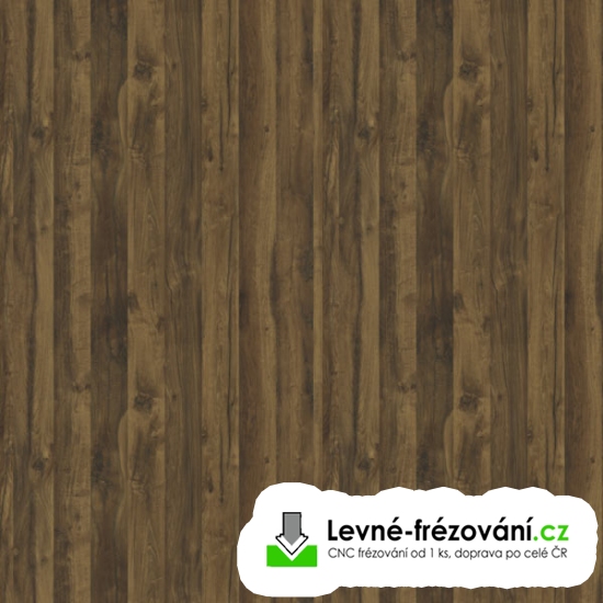 Kompaktní pracovní deska Egger H2033 ST10 Dub Hunton tmavý, černé jádro