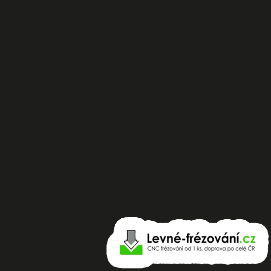 Bond  černý - 3 mm - 3050 x 1550 mm