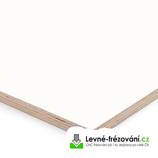 Foliovaná překližka bílá - 2500x1250 - 18 mm