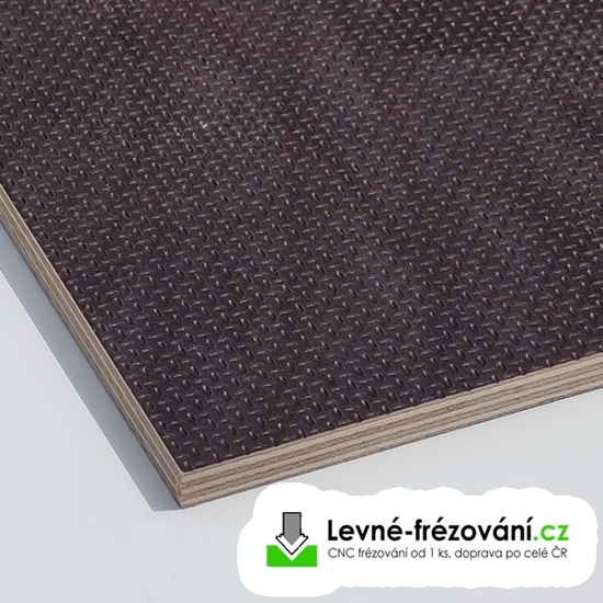 Foliovaná překližka protiskluz - 2500x1250 - 15 mm