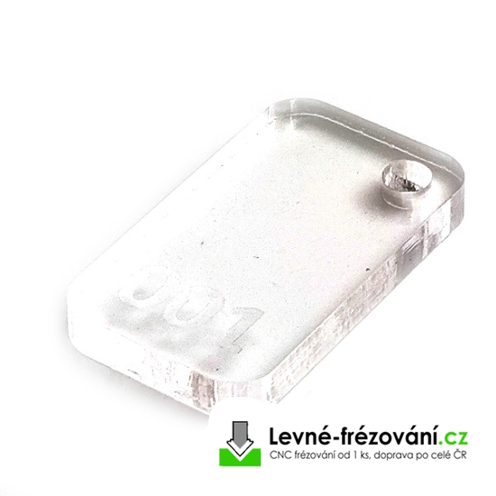 Plexisklo čiré  003 - 2000 x 1000 - 3 mm - 740x420 mm