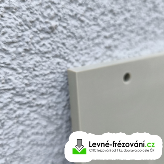 Polypropylen šedá 7032 - 3000x1500 mm, tloušťka 10mm