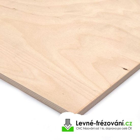 Překližka bříza 6 mm - 1525 x 1525 mm