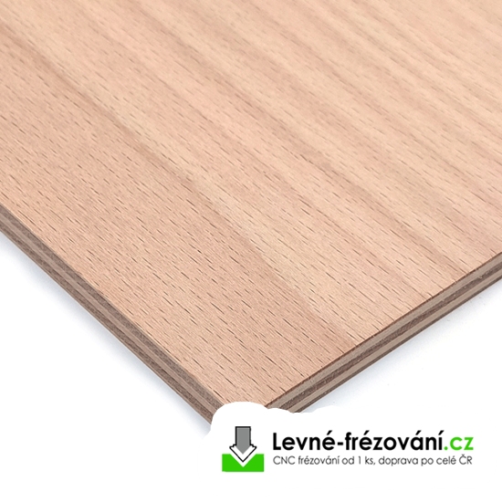 Překližka buk 25 mm - 2500 x 1250 mm